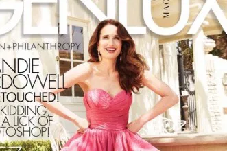 ANDIE MACDOWELL PHOTO SHOOT AT BARRON ESTATE