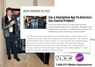 VICE TALKS TO BARRON ABOUT GUN SAFETY APP